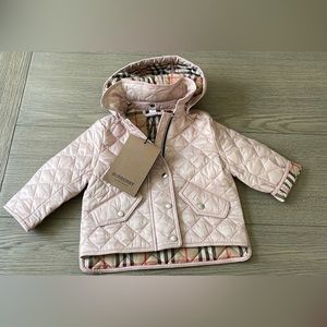Burberry Girls Quilted Coat size 12M